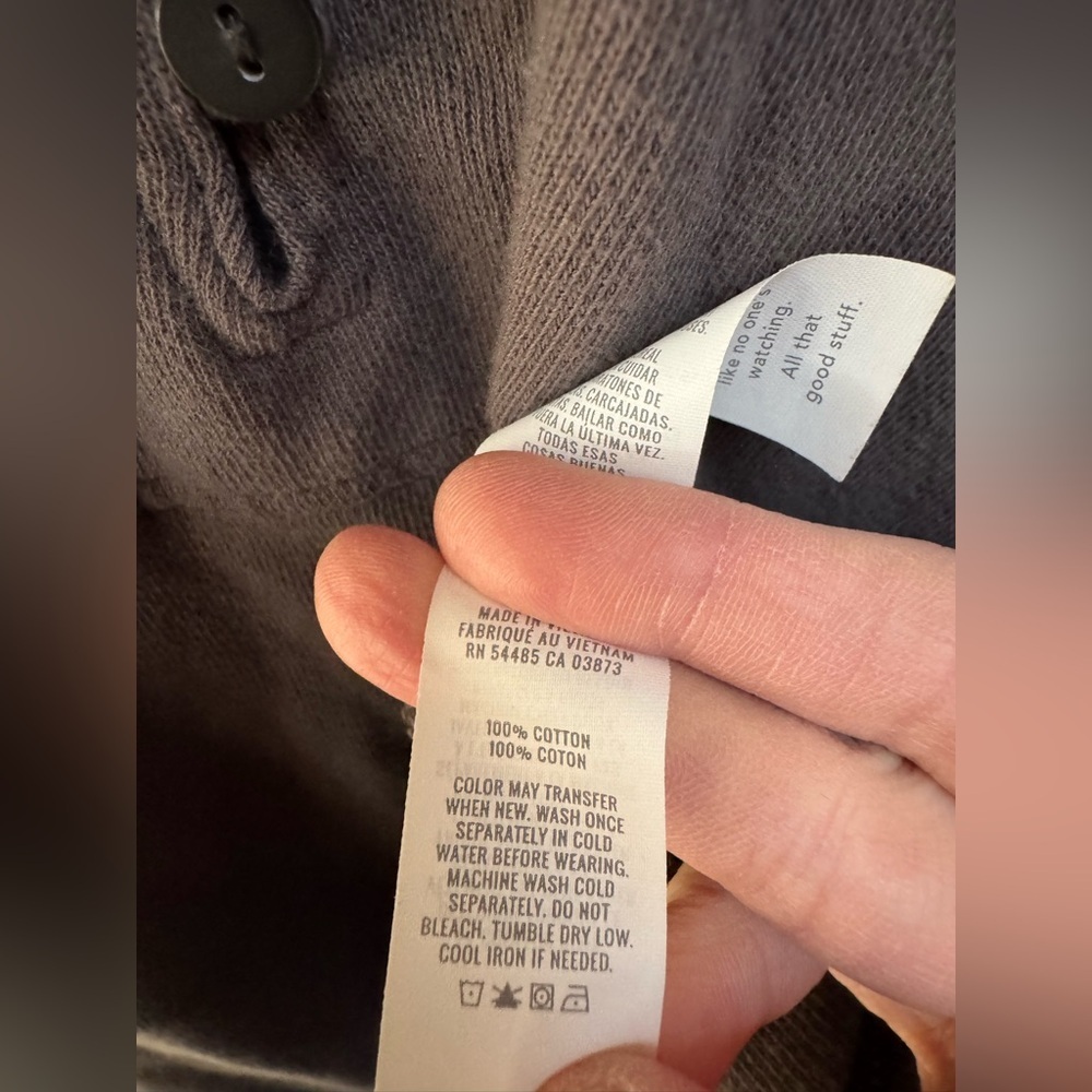 Aerie Hoodie With Buttons and Side Pockets - Picture 4 of 6
